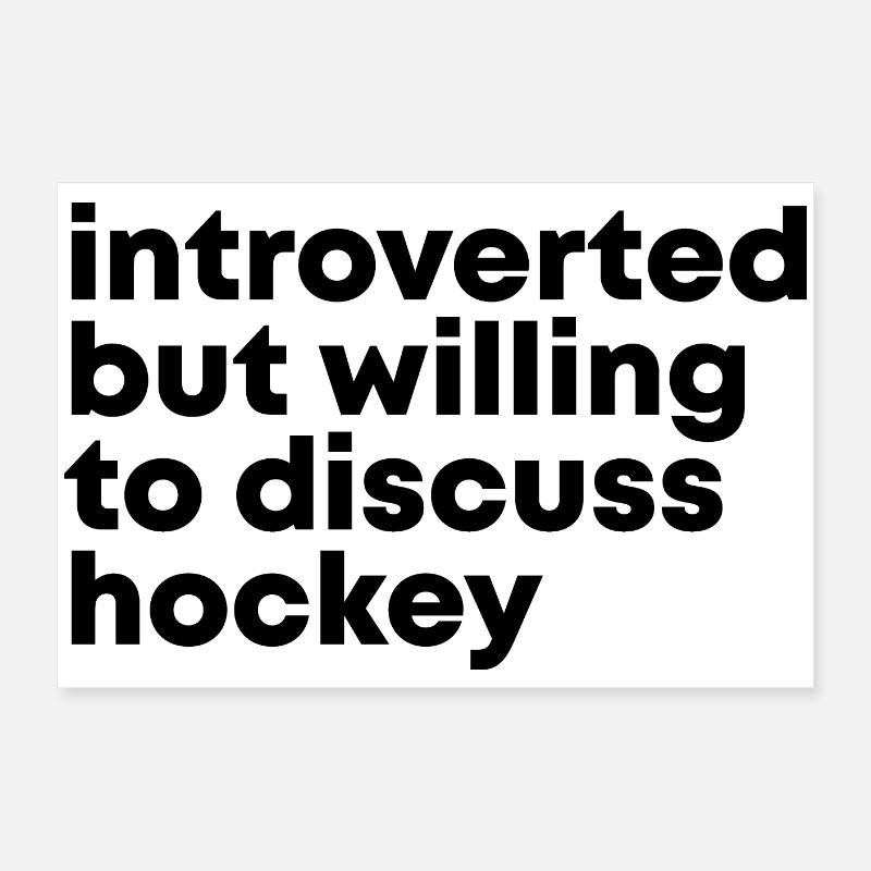 Hockey Poster 60x40 cm