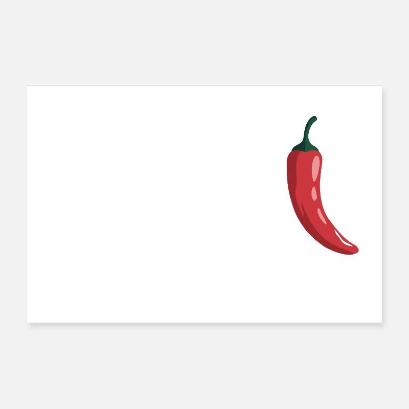 mit dir chilli am liebsten chili chillen Poster 60x40 cm