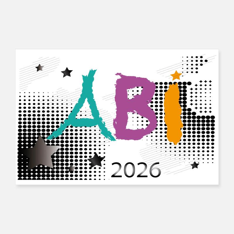 Abitur 2026 Poster 60x40 cm