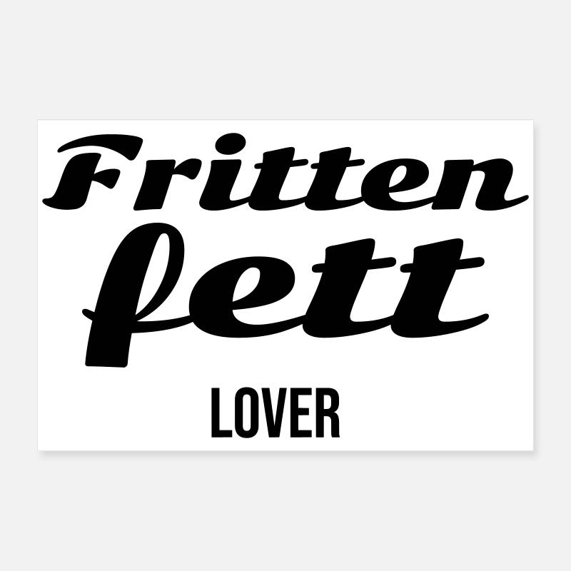 Frittfett Lover Poster 24" x 16" (60x40 cm)