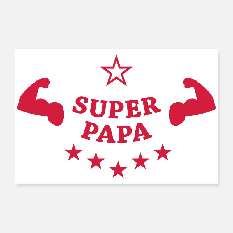 Super Papa ! Poster 60 x 40 cm