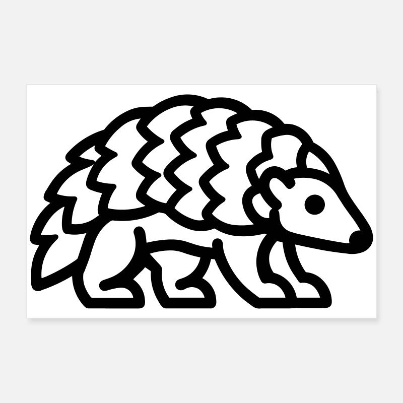 pangolin Poster 60 x 40 cm