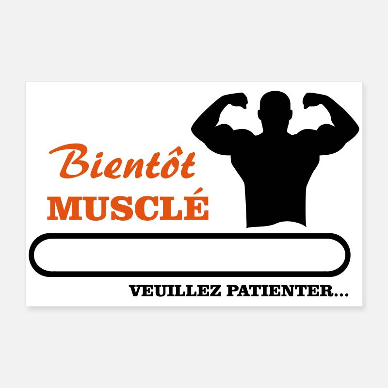 soon to be muscular Poster 24" x 16" (60x40 cm)