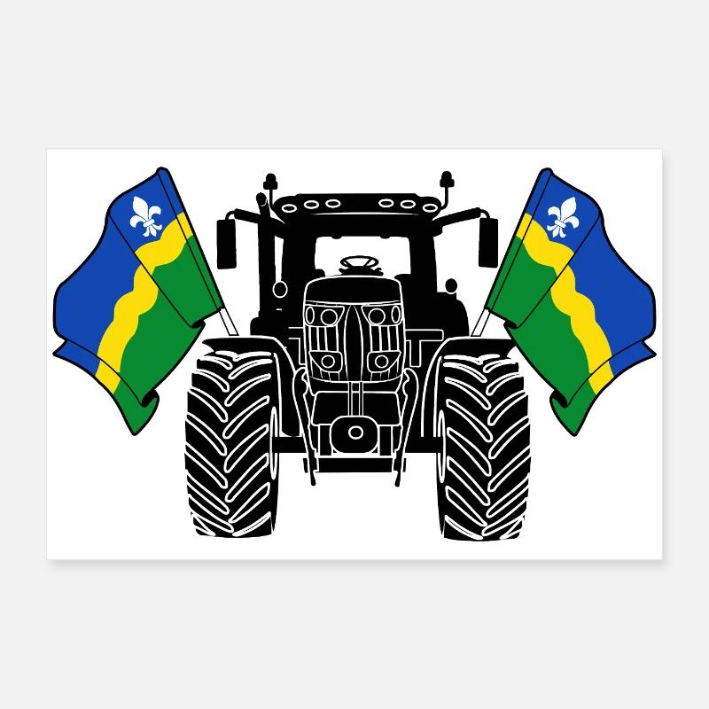 Flevoland_Tractor_Pride Poster 60 x 40 cm