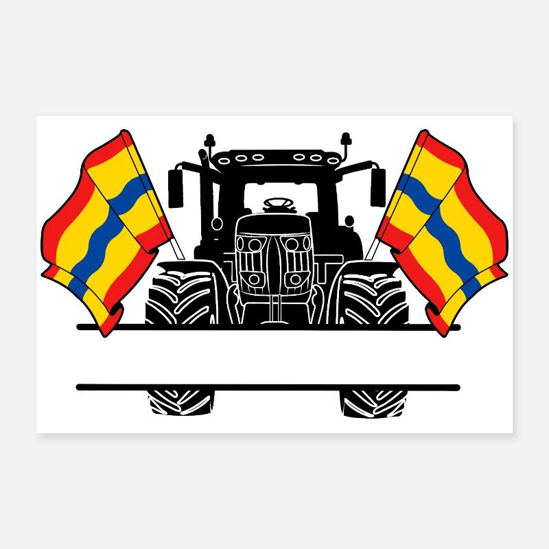 Overijssel_Tractor_Custom_Edition Poster 60x40 cm