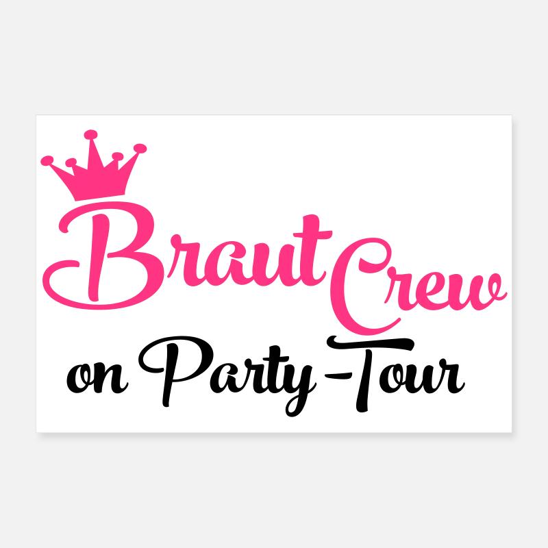 Team Bride Poster 24" x 16" (60x40 cm)