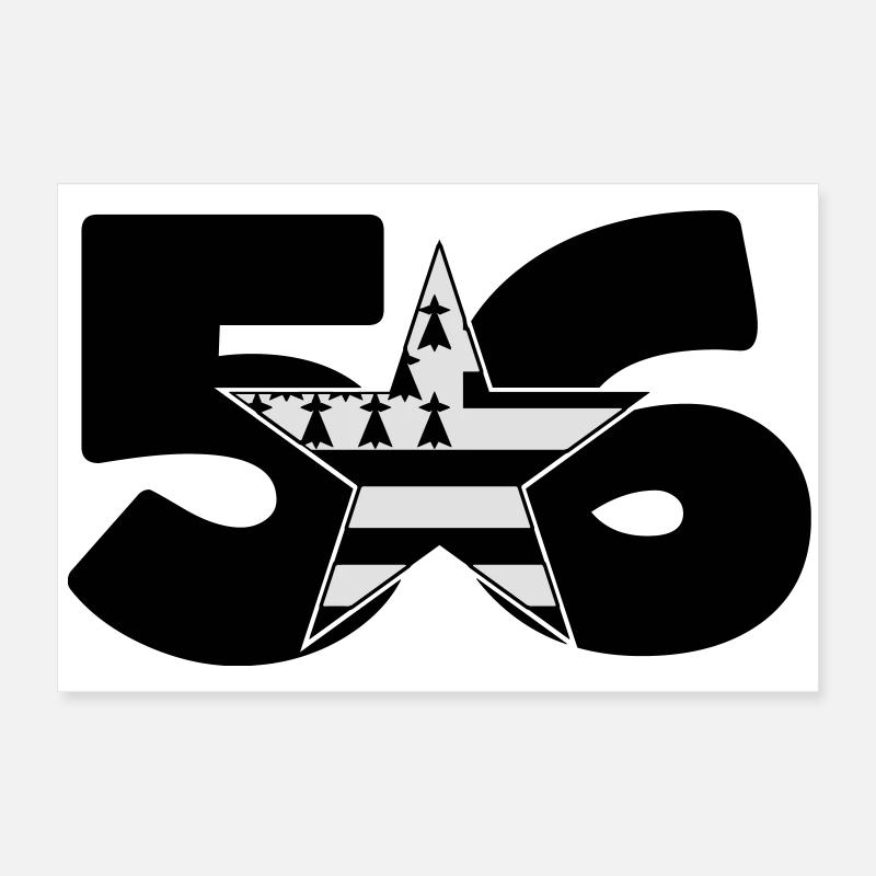 Brittany: 56! Poster 24" x 16" (60x40 cm)