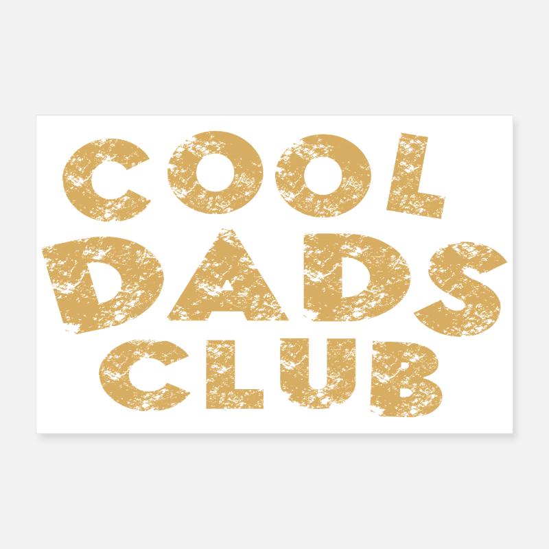 Cool Dads Club  Poster 60x40 cm