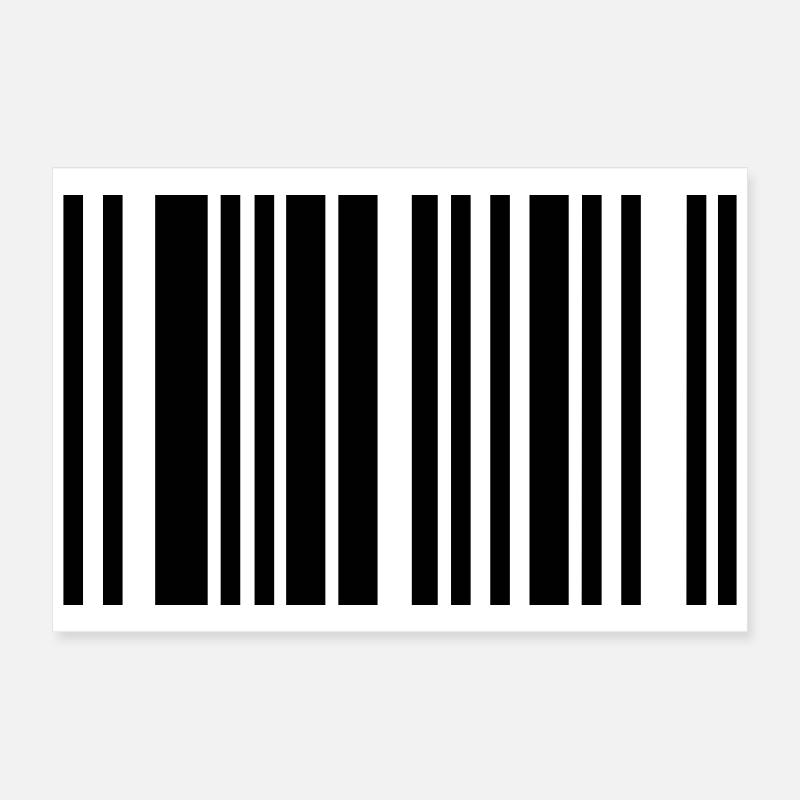 barcode Poster 60x40 cm