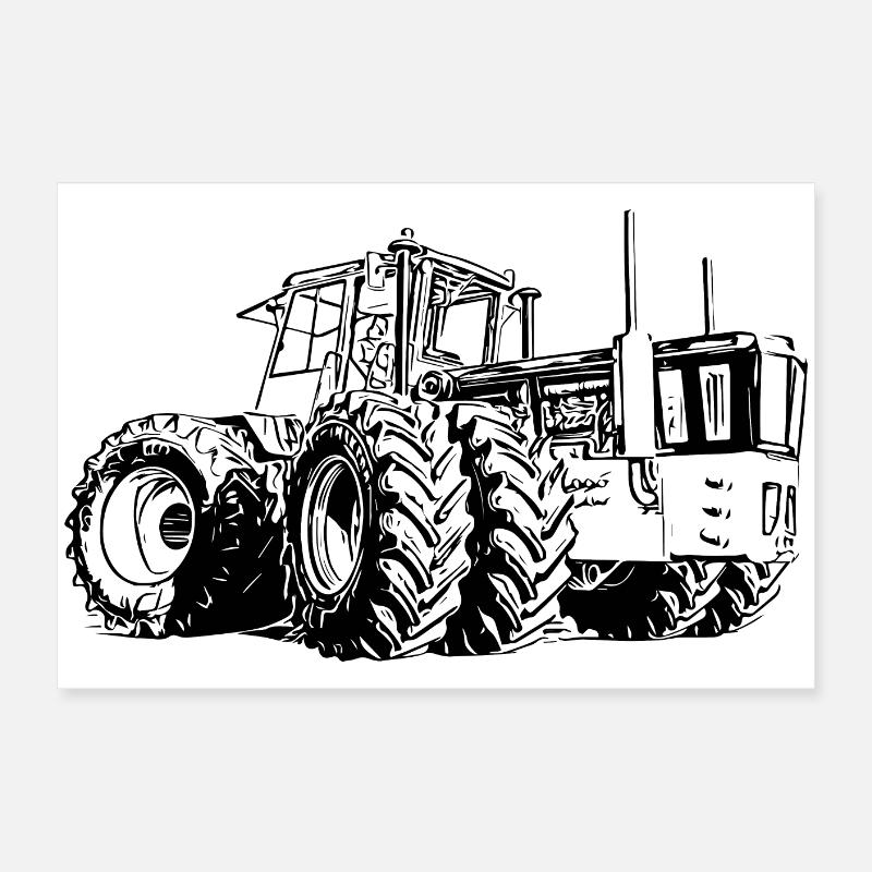 Tractor Giant Poster 24" x 16" (60x40 cm)
