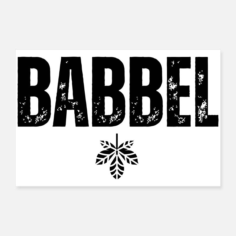 Babbel Poster 60 x 40 cm