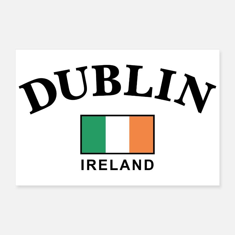 Dublin, Irlande Poster 60 x 40 cm