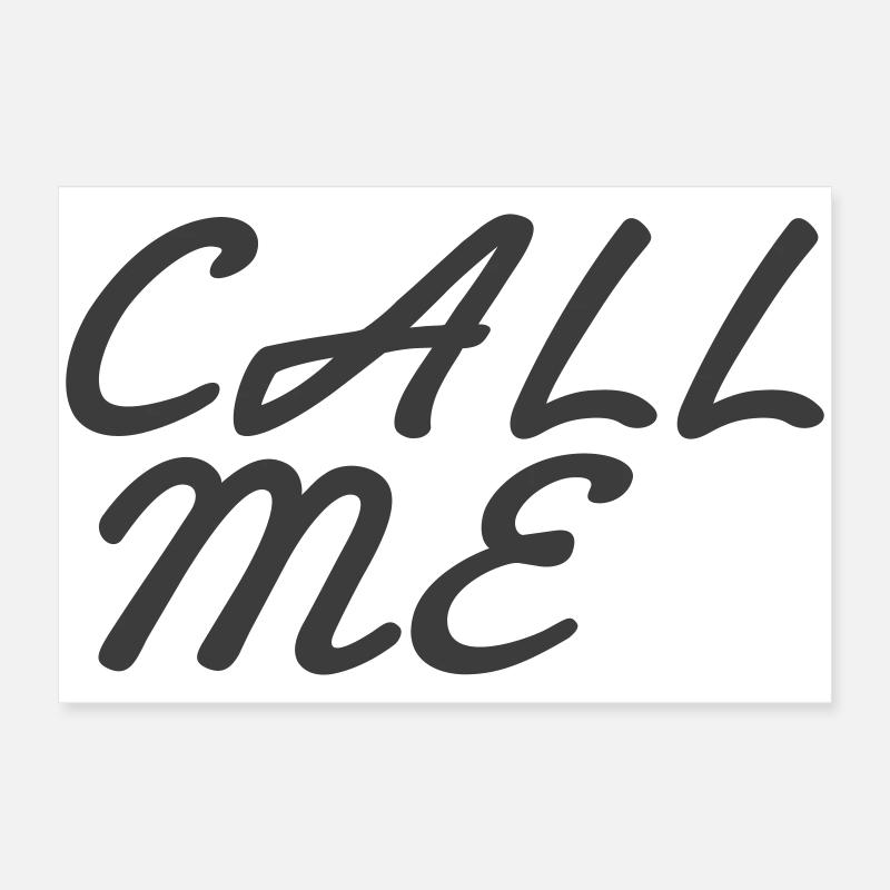 Call Me Poster 24" x 16" (60x40 cm)
