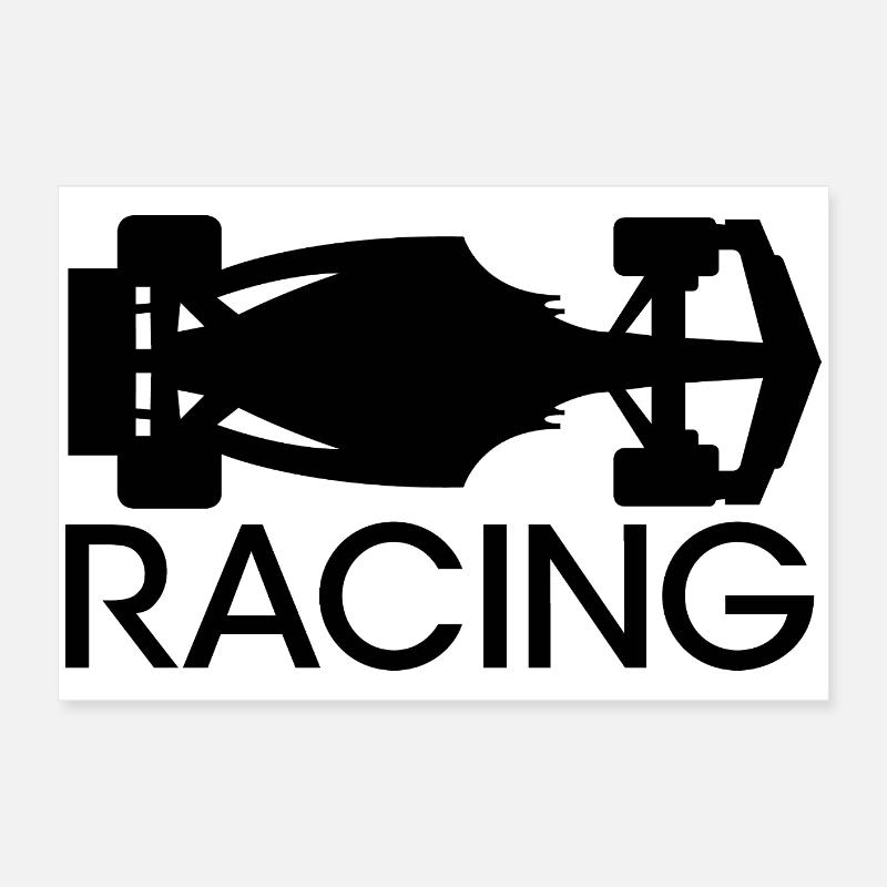 Conception rapide de voitures de course pour les fans de sport automobile Poster 60 x 40 cm