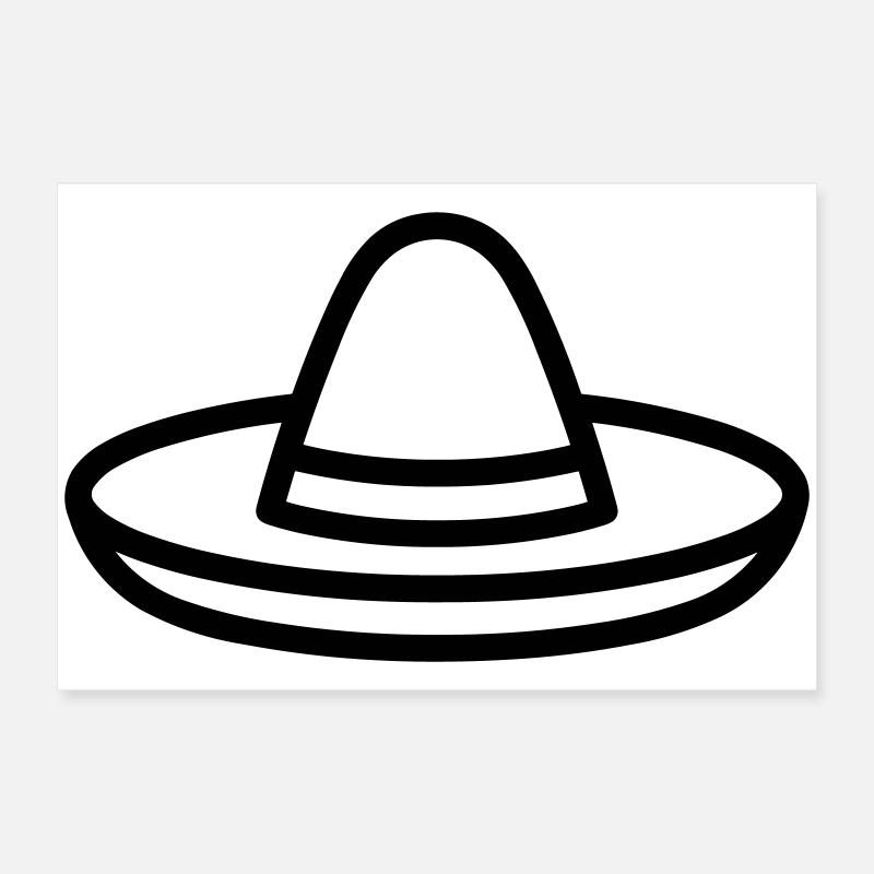 Mexican Hat Poster 24" x 16" (60x40 cm)
