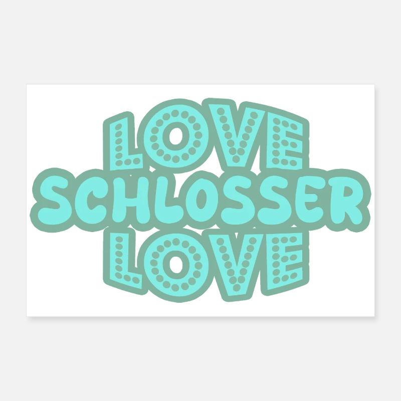 Gift for locksmith Poster 24" x 16" (60x40 cm)