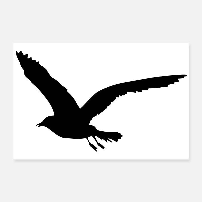 mouette Poster 60 x 40 cm