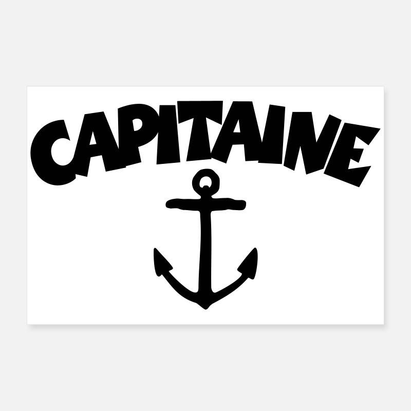 Capitaine Ancre Poster 60 x 40 cm