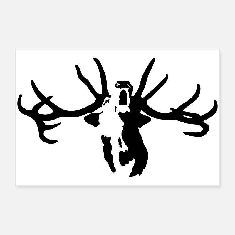 Hirsch Poster 60x40 cm