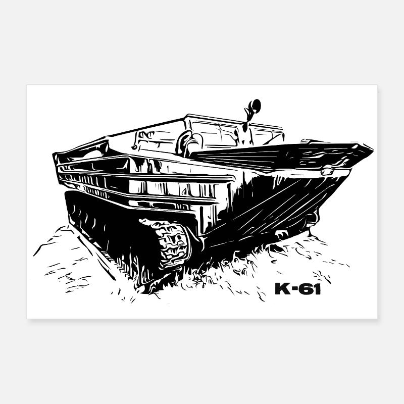 K-61 Amphibie Poster 60 x 40 cm