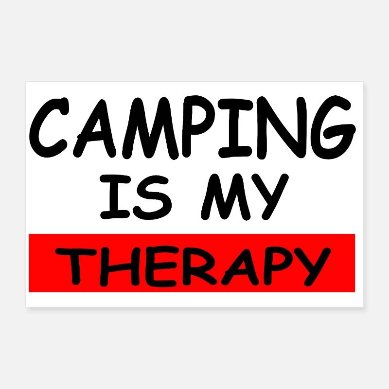 Camping Poster 60 x 40 cm