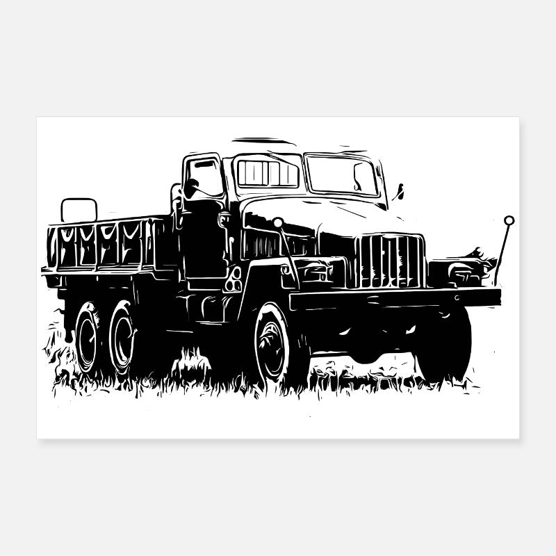 IFA G5 Pritschenwagen – Oldtimer-Ikone aus der DD Poster 60x40 cm
