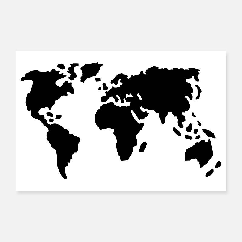 Welt Poster 60x40 cm