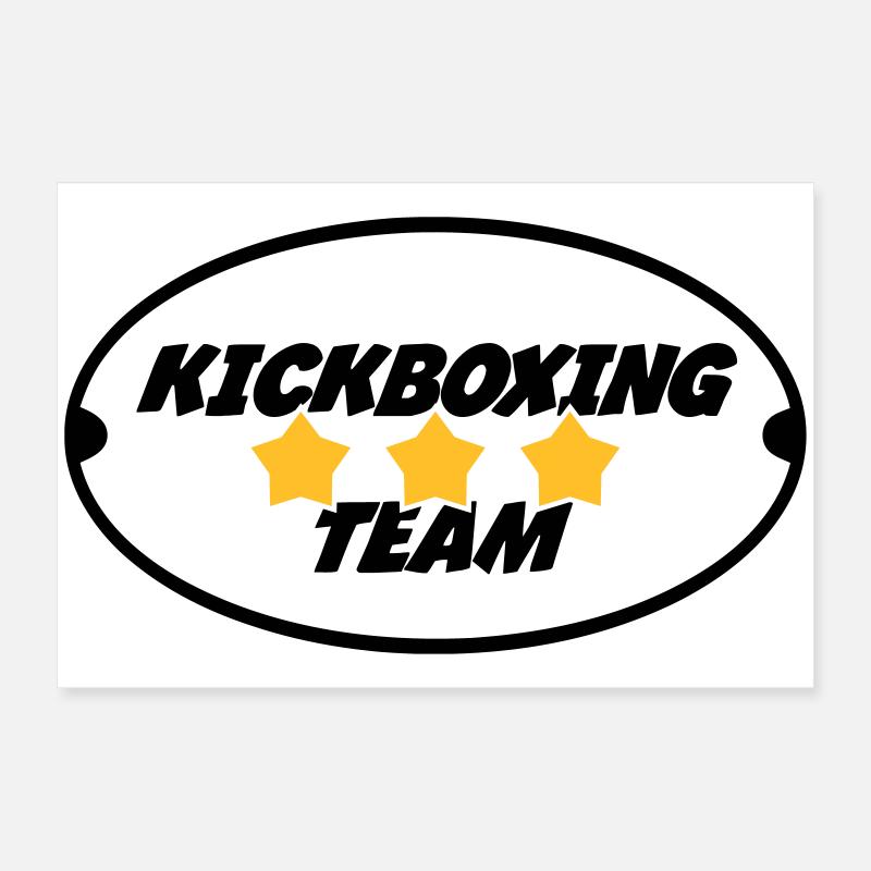 Kickboxing / Kick-Boxeur / Kick Boxing / Poster 60 x 40 cm