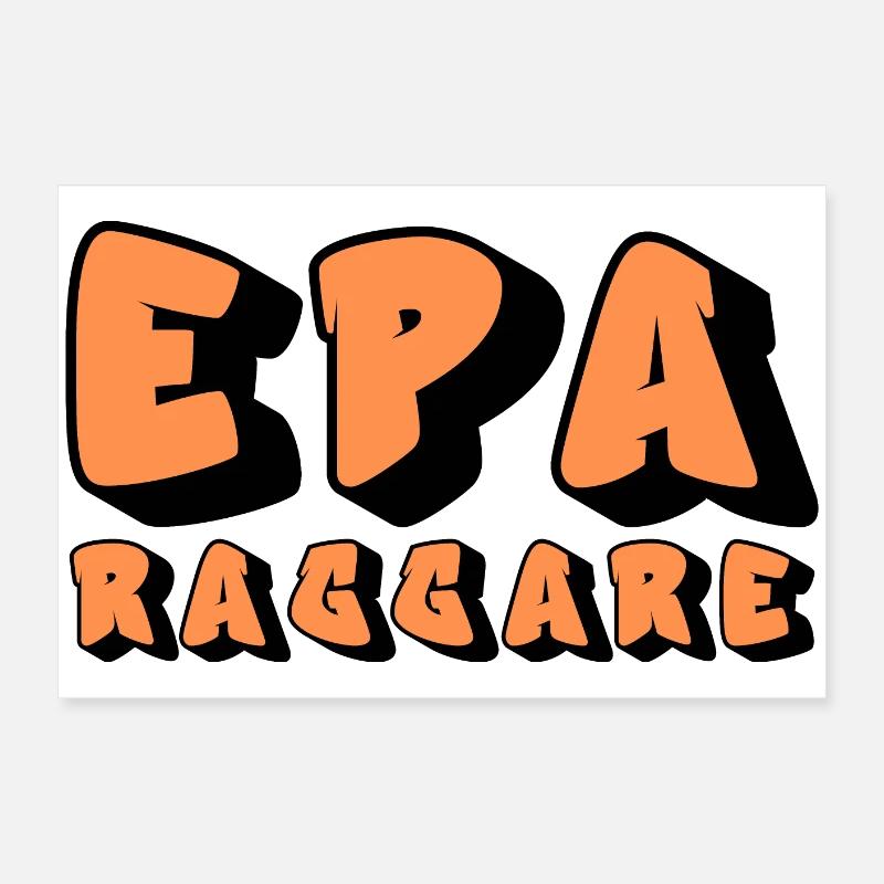 Epa Raggare Graffiti Poster 60x40 cm