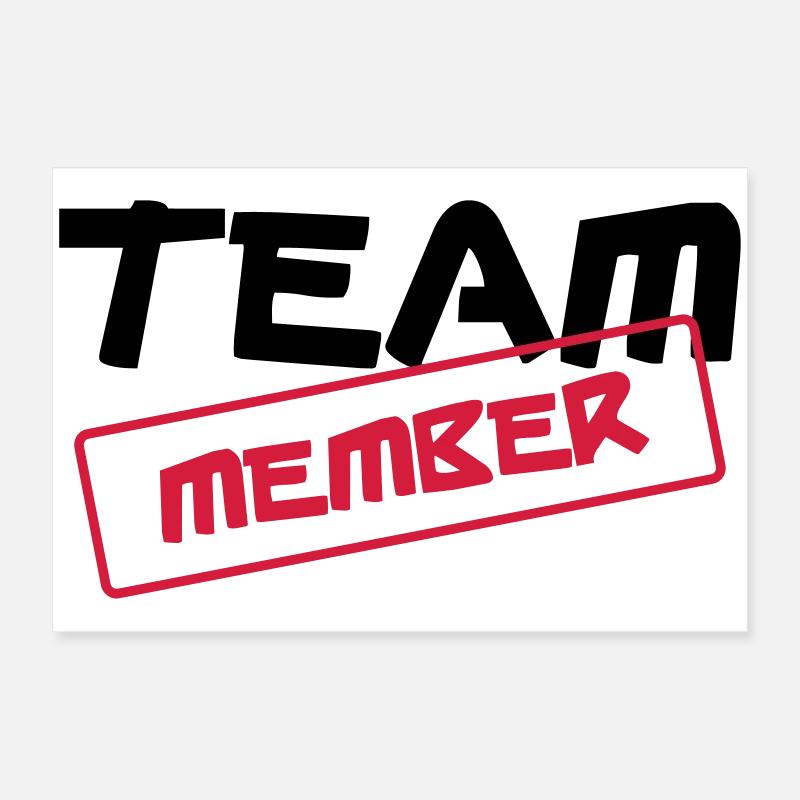 [ Team Member ] Poster 60 x 40 cm