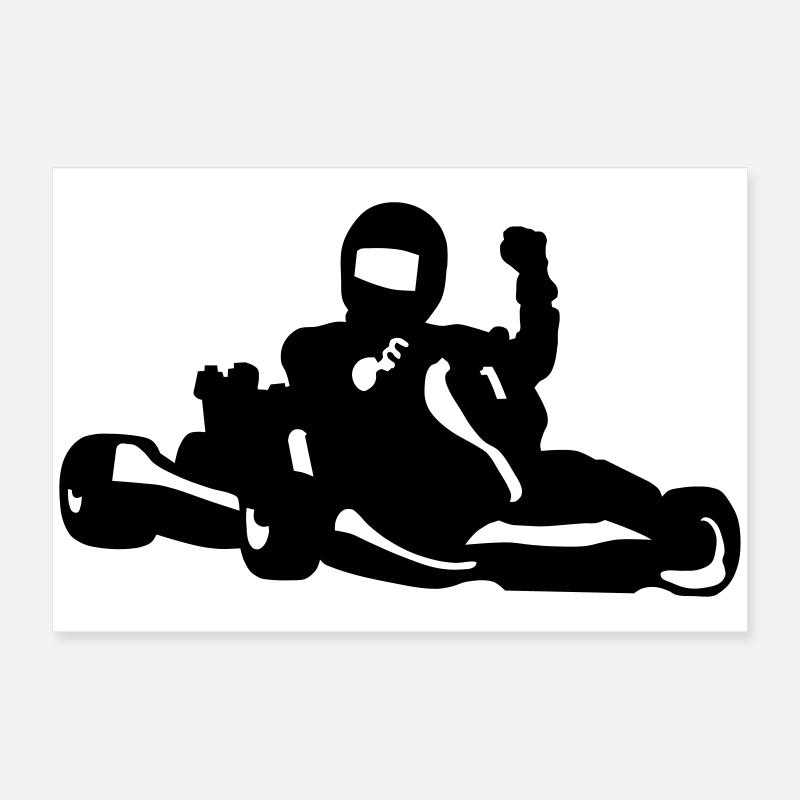 Karting Poster 60 x 40 cm
