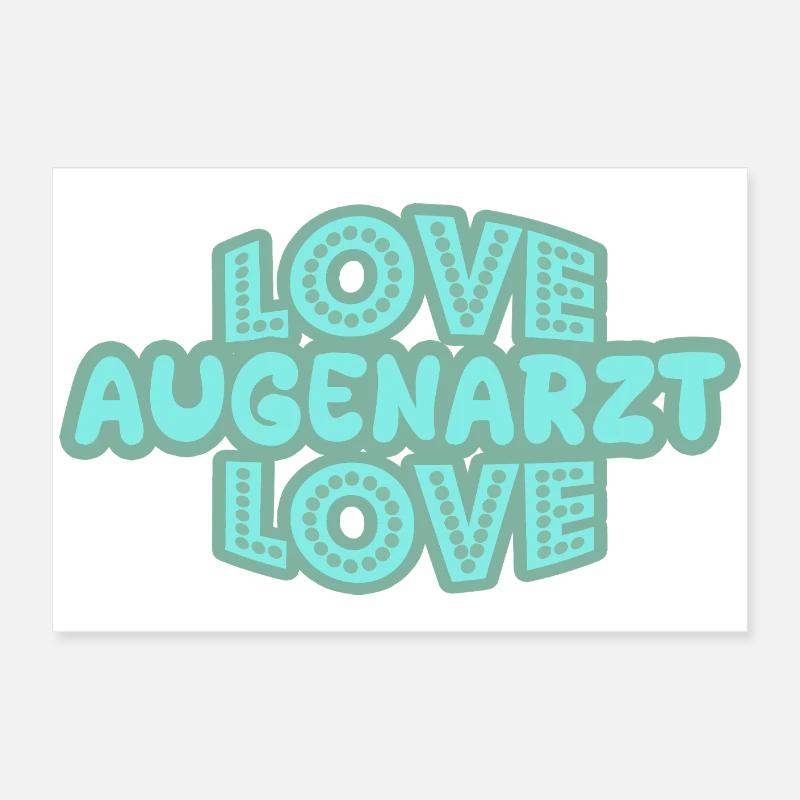 Gift for Ophthalmologist Poster 24" x 16" (60x40 cm)