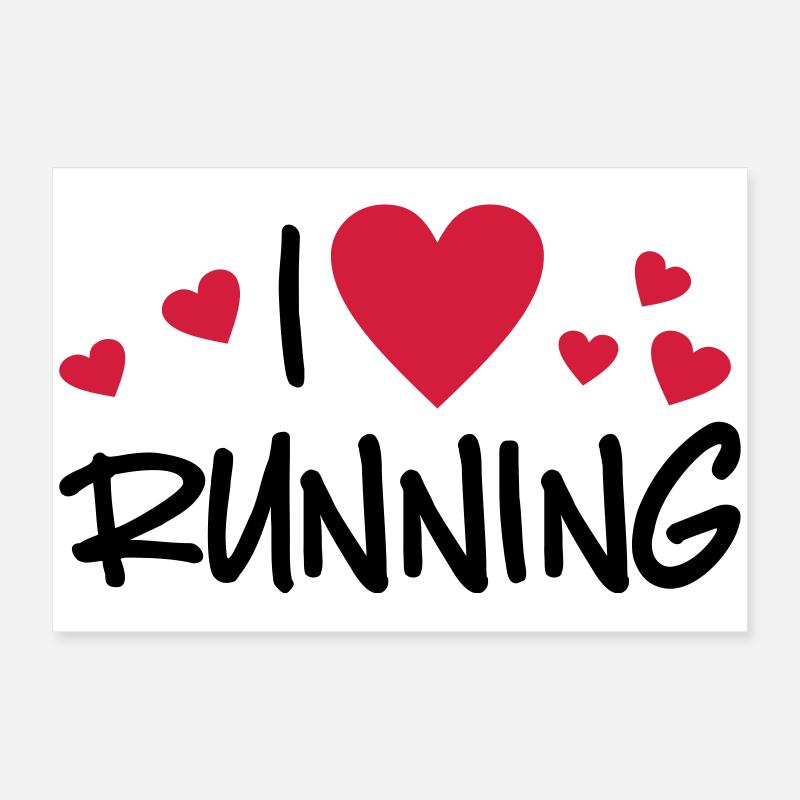 run Poster 24" x 16" (60x40 cm)