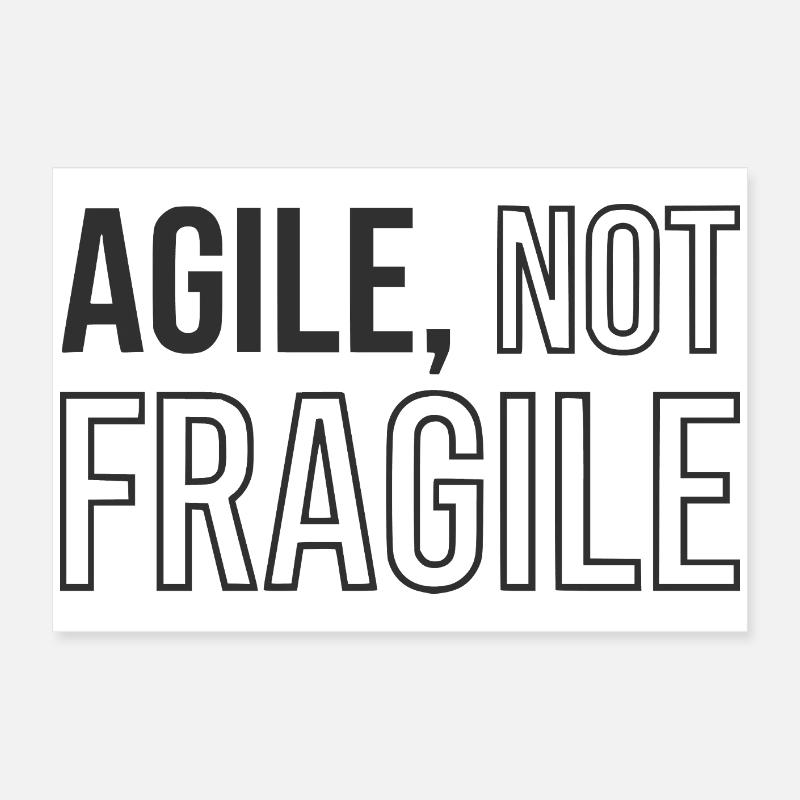 Agile Development, Scrum Agile Coach Tasse Poster 60x40 cm