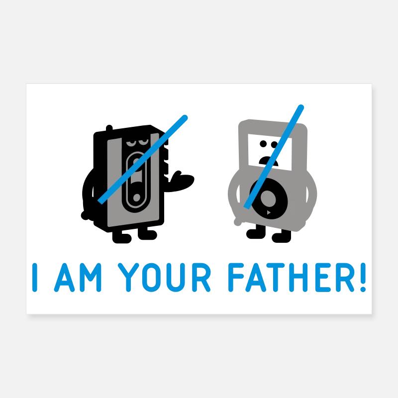 darth vader vs pod Poster 60 x 40 cm