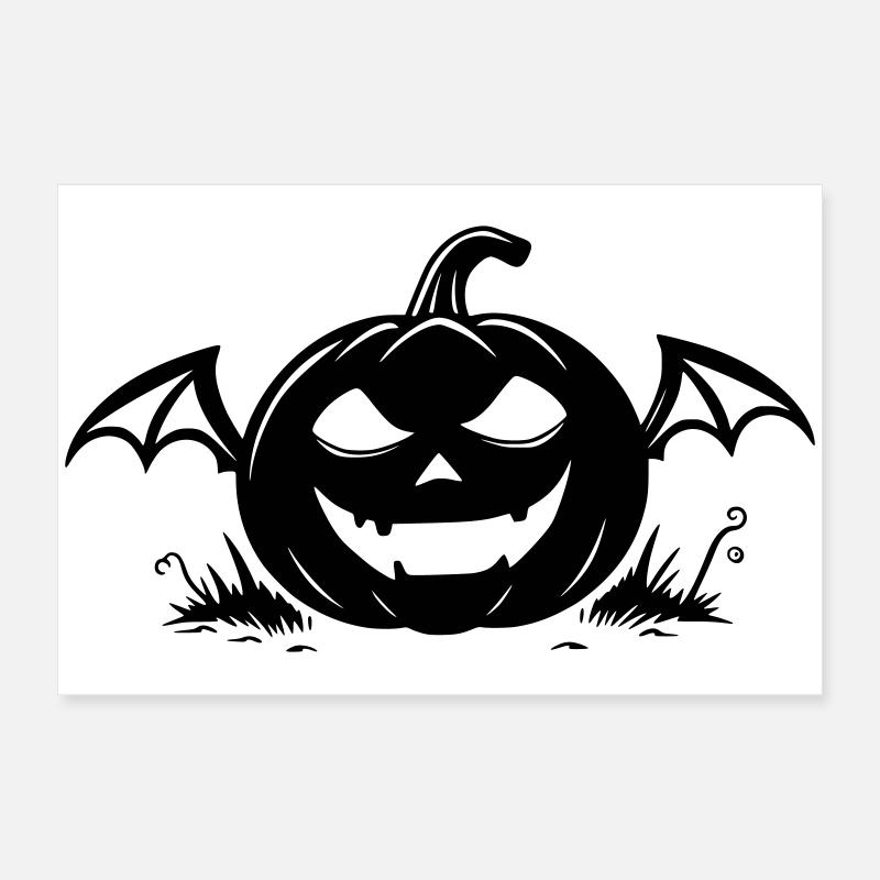 Helloween pumpkin  Poster 24" x 16" (60x40 cm)