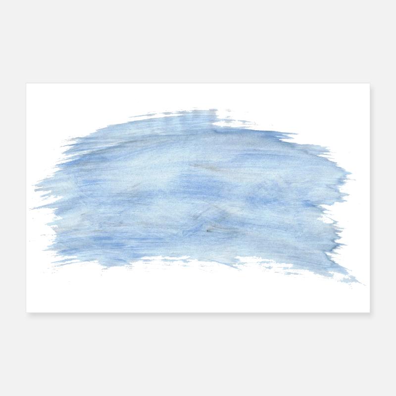Fond bleu noir Poster 60 x 40 cm
