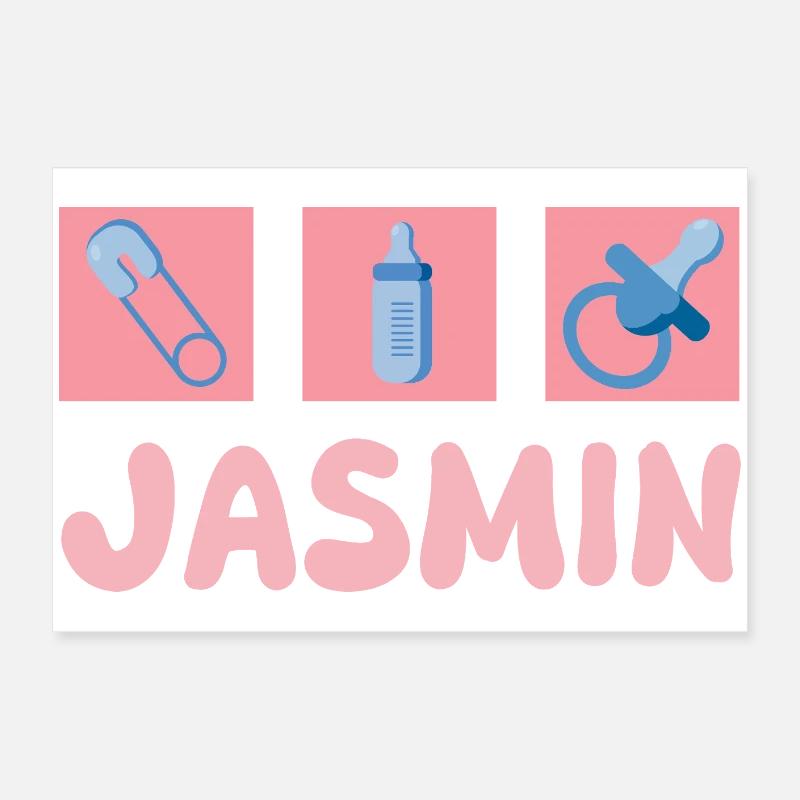 Jasmin as a pacifier Poster 24" x 16" (60x40 cm)