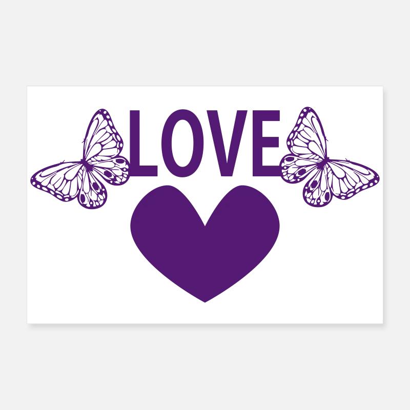 AMOUR Poster 60 x 40 cm