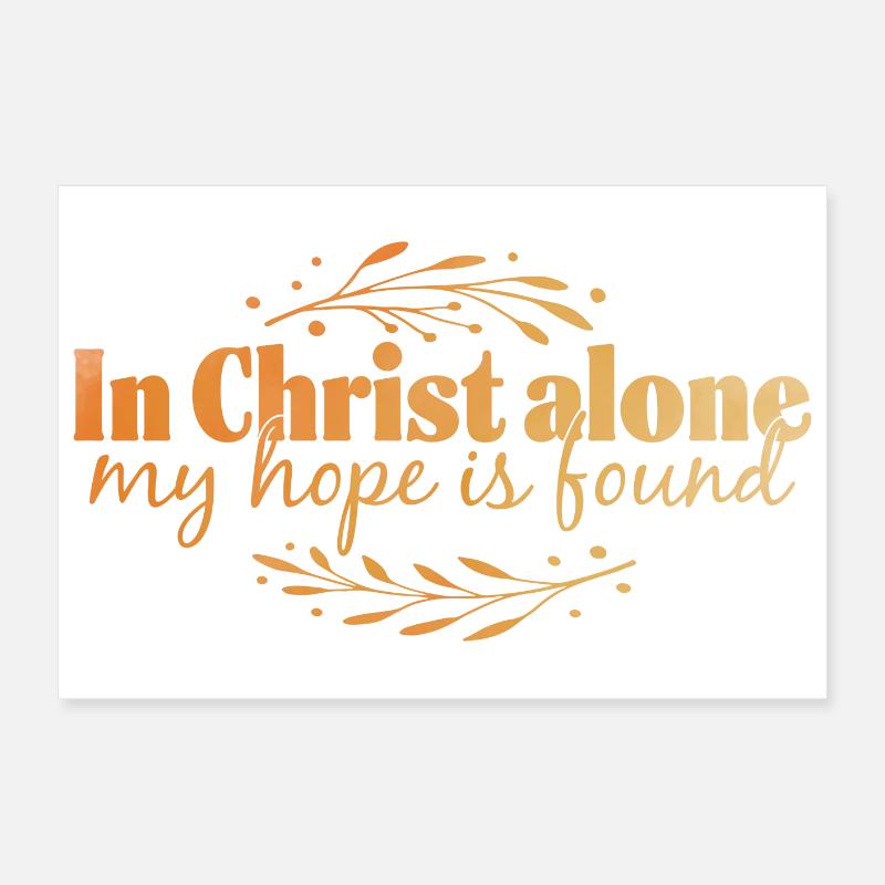 En Christ seul Poster 60 x 40 cm