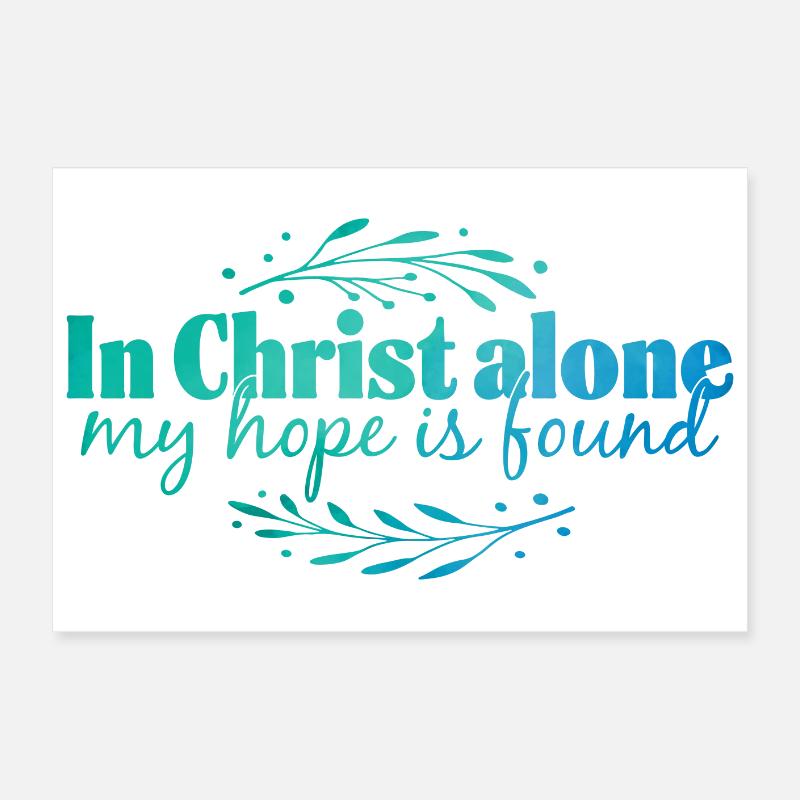 En Christ seul Poster 60 x 40 cm