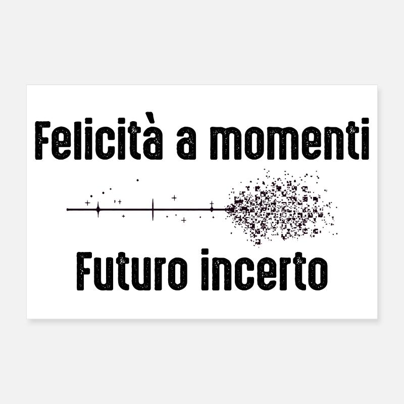 Glück Poster 60x40 cm