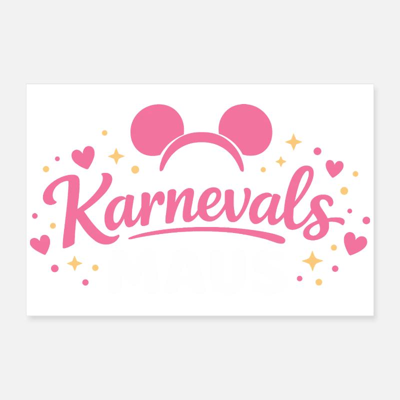 Costume de souris de carnaval Fête de carnaval Carnaval Carnaval Poster 60 x 40 cm