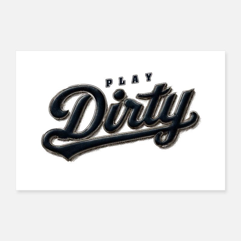 Jouez à Dirty Retro Poster 60 x 40 cm