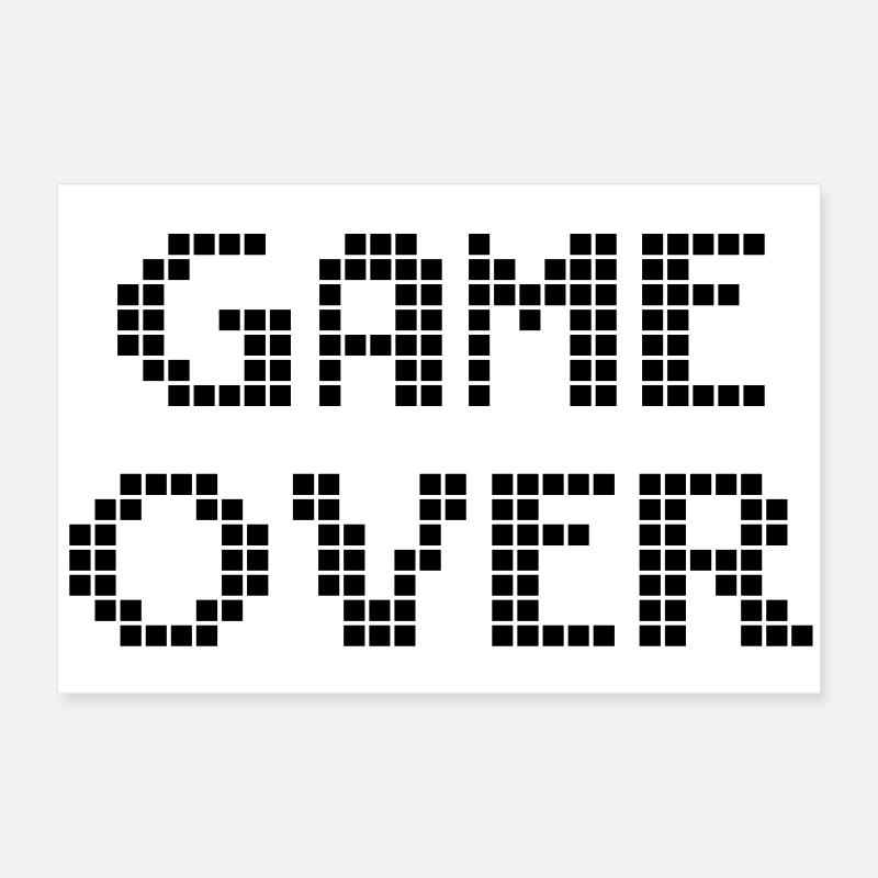 Game Over Poster 60 x 40 cm