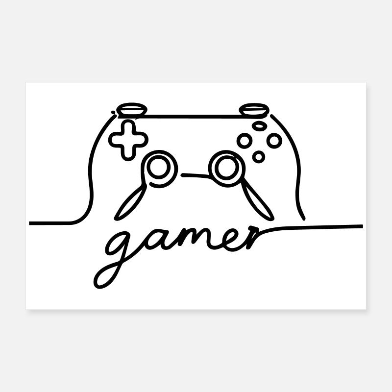 Linearer Controller - Gamer Poster 60x40 cm