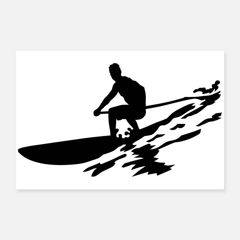 Planche à pagaie Poster 60 x 40 cm