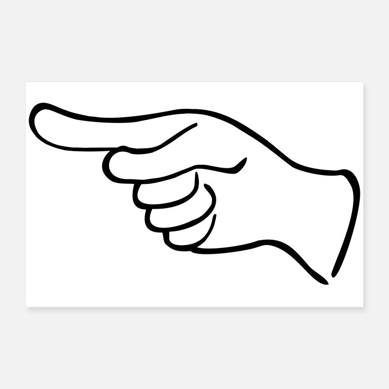 An Indicative Hand Poster 24" x 16" (60x40 cm)