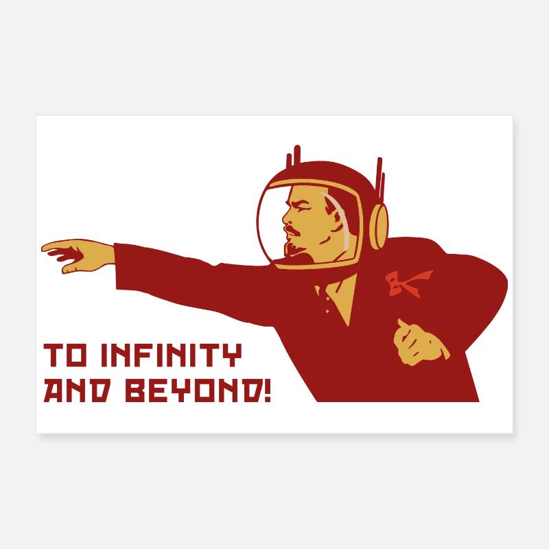To infinity and beyond Poster 24" x 16" (60x40 cm)