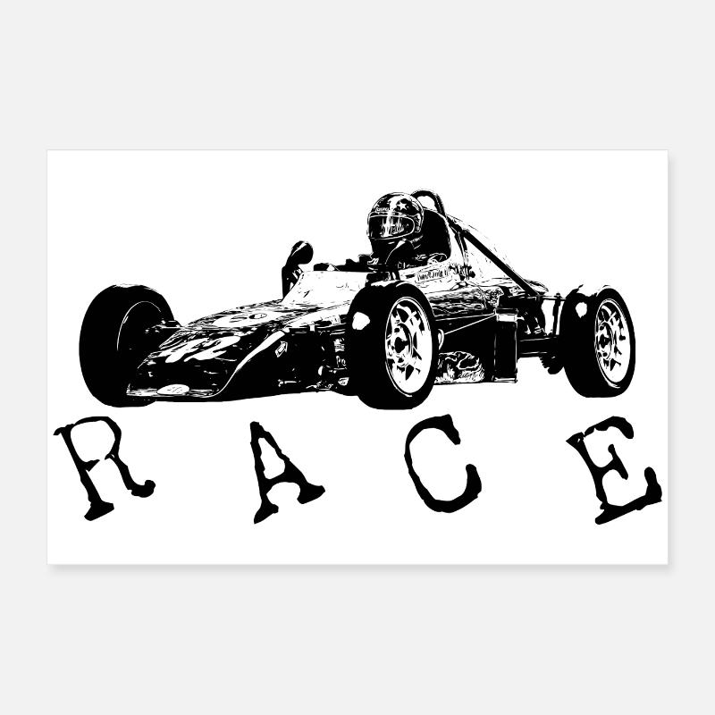 Race Poster 60x40 cm